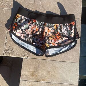 Body Glove Floral Print Athletic (swim) Shorts